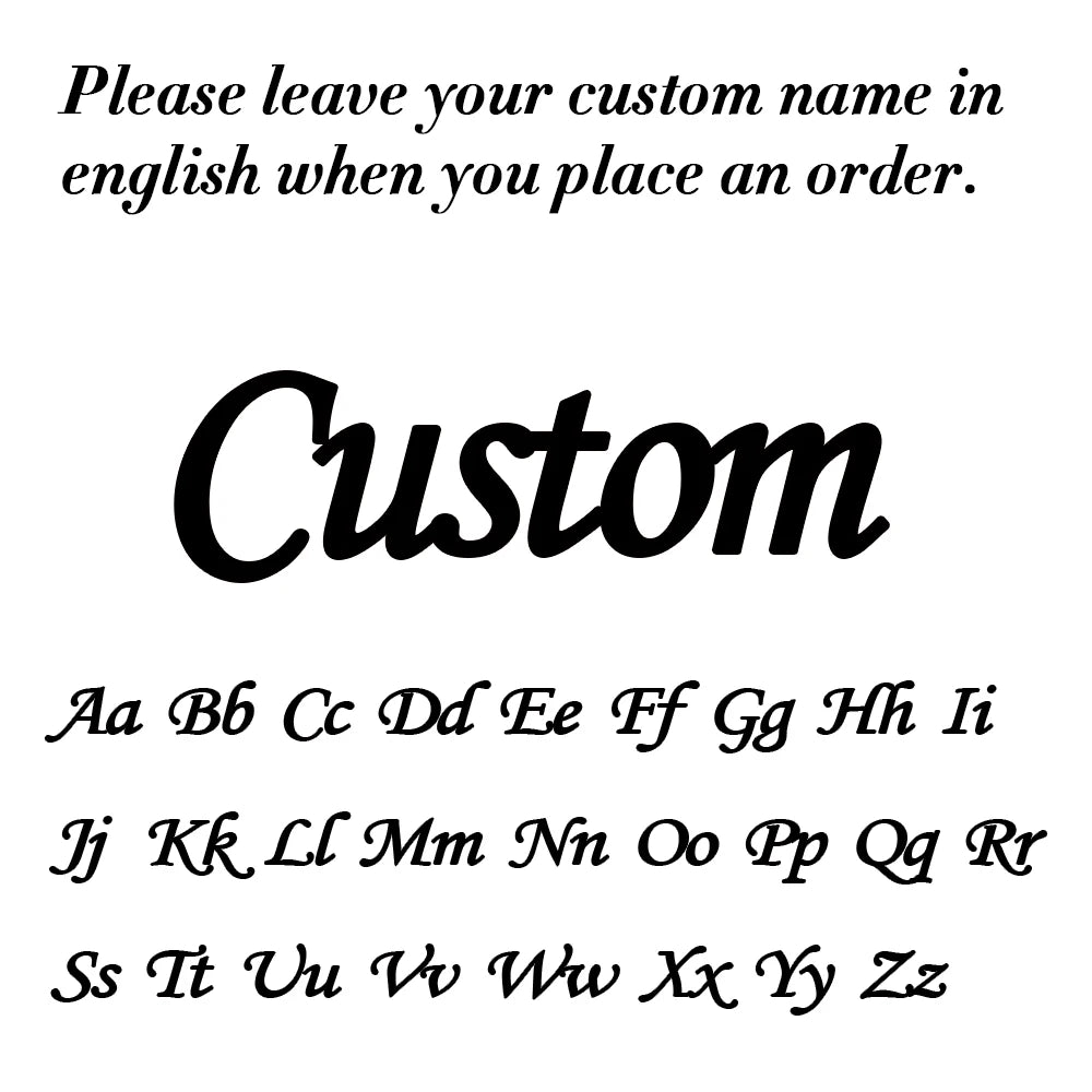 Pair of personalized stainless steel shoe buckles