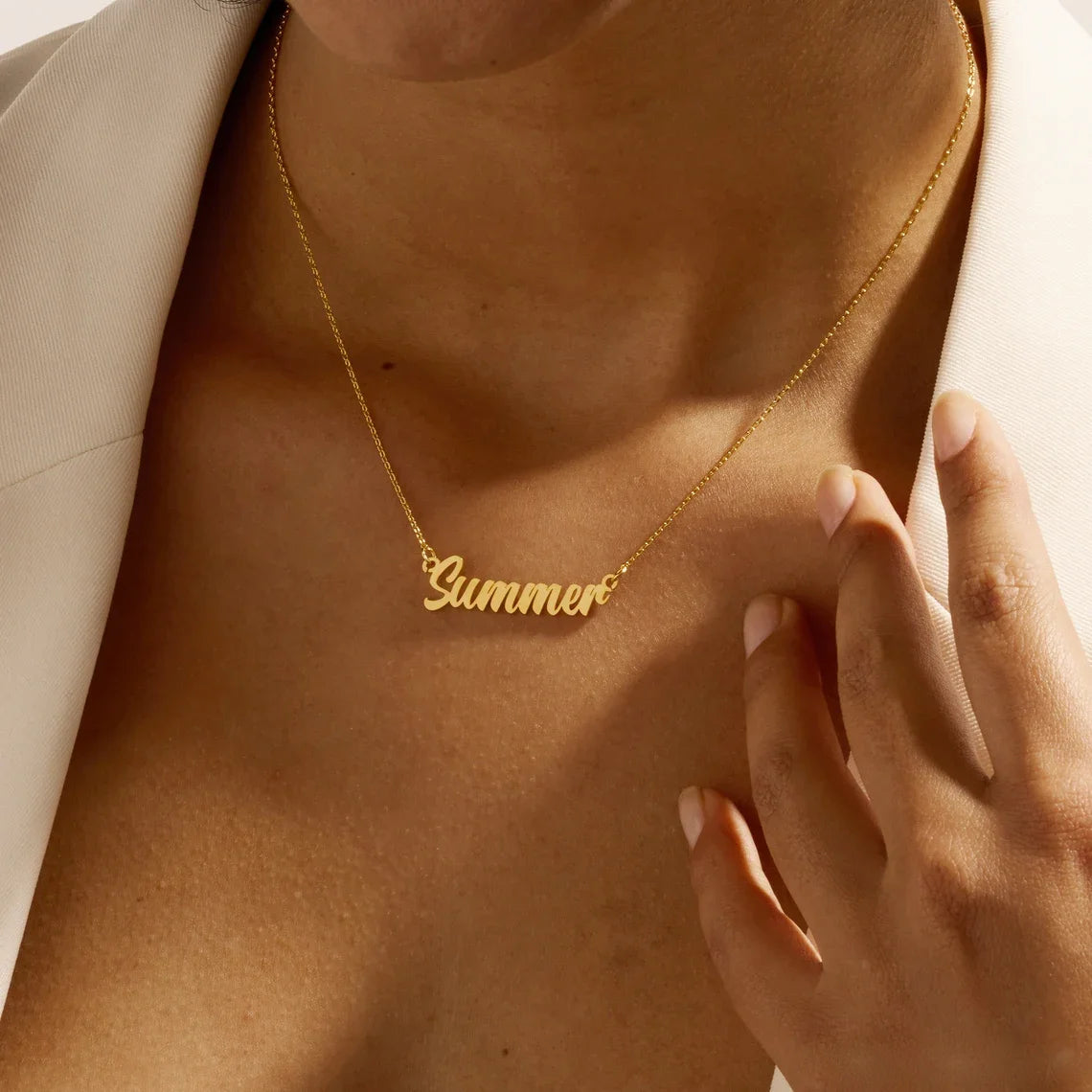 Stainless Steel Personalized Necklace