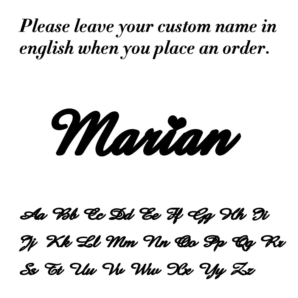 Pair of personalized stainless steel shoe buckles