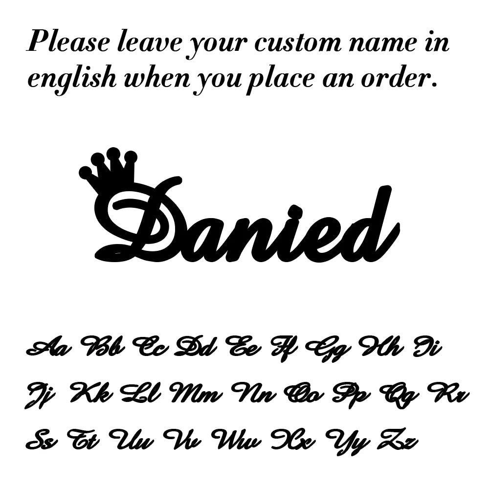 Pair of personalized stainless steel shoe buckles