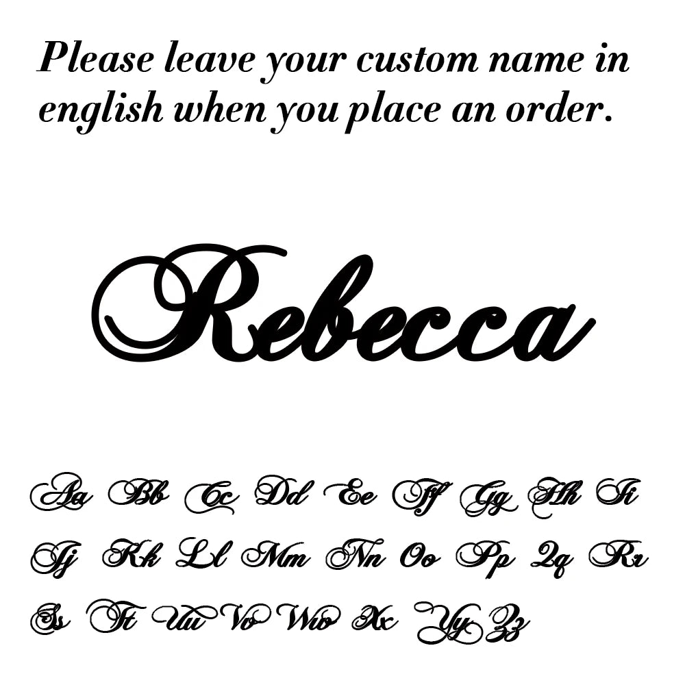 Pair of personalized stainless steel shoe buckles