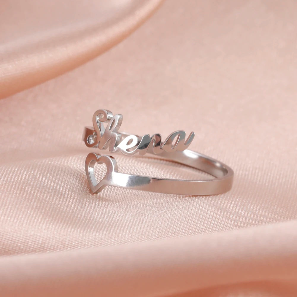 Stainless Steel Personalized Ring
