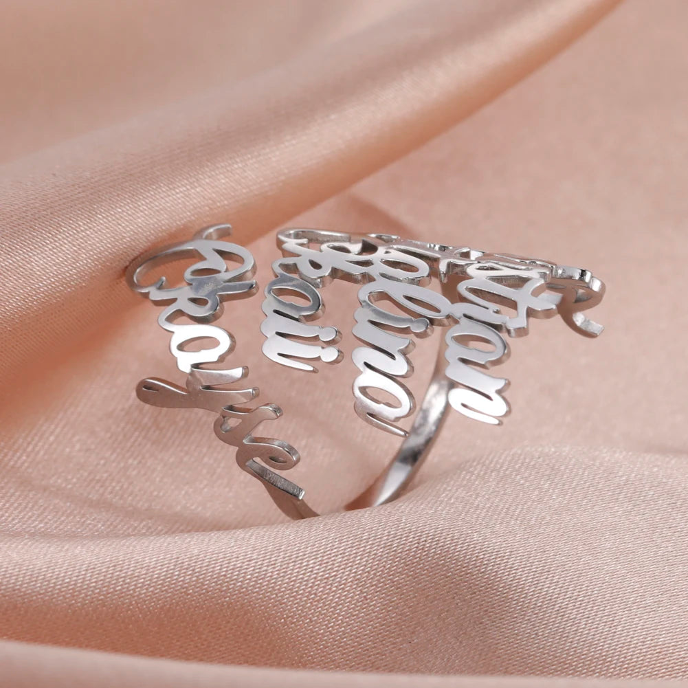 Stainless Steel Personalized Ring