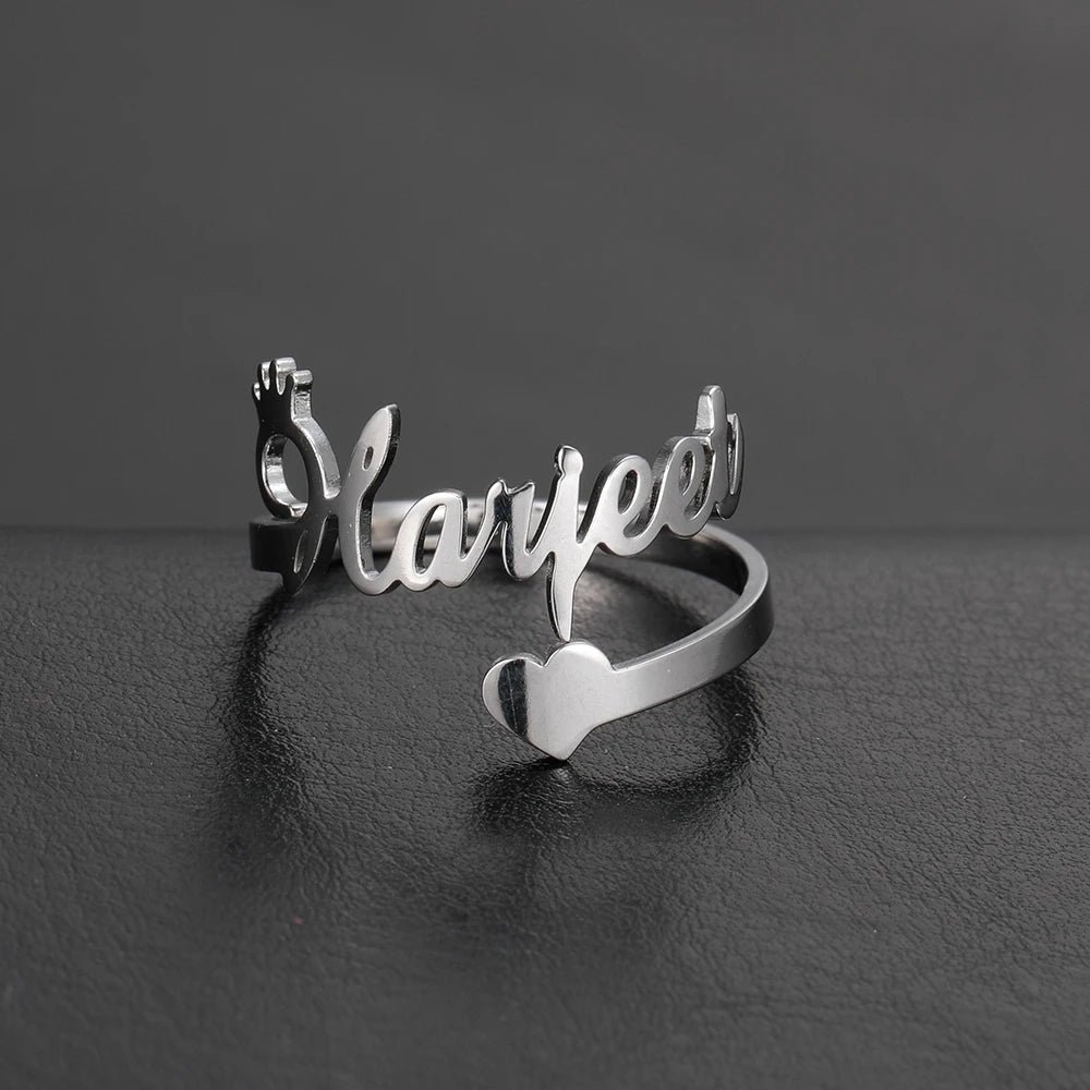 Stainless Steel Personalized Ring