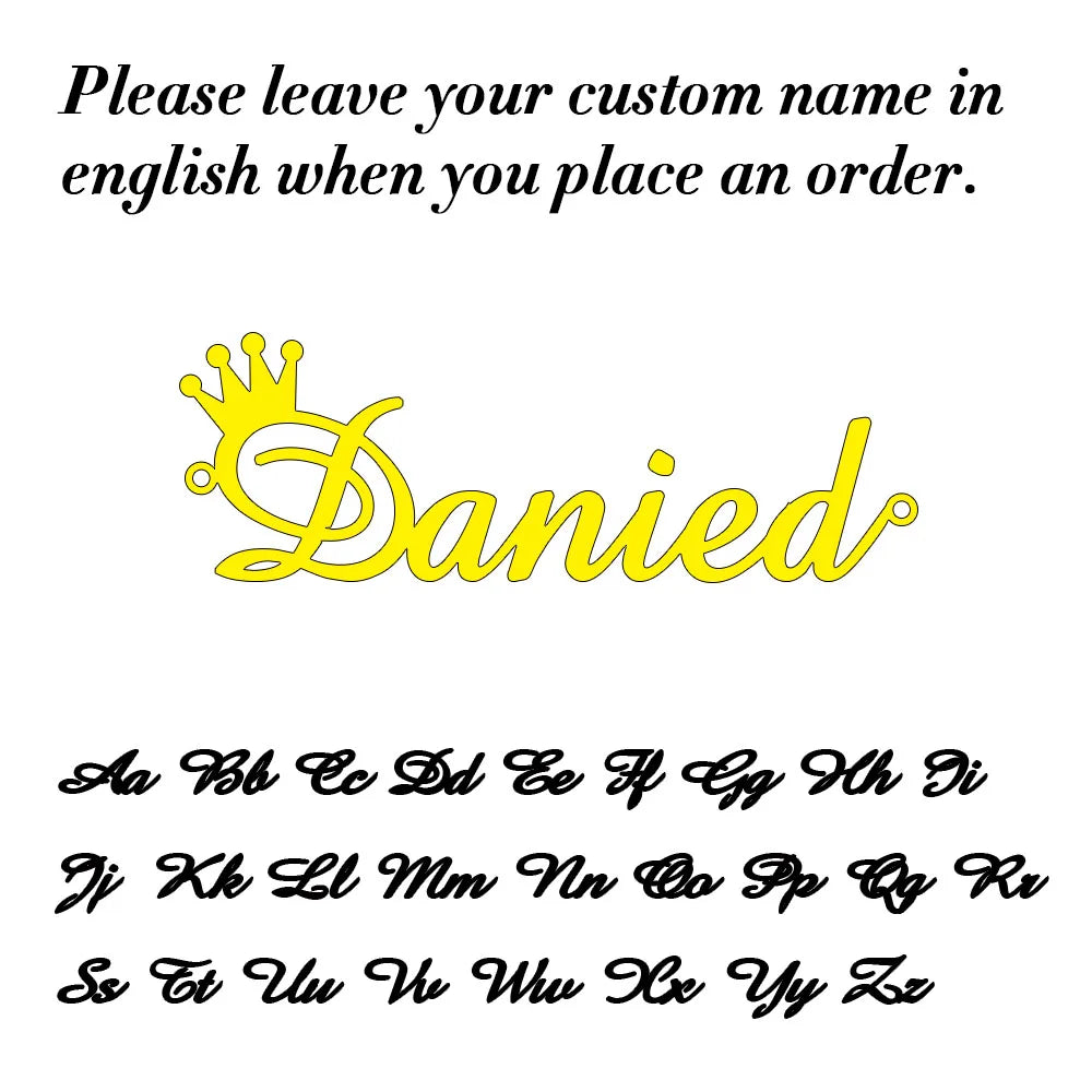 Stainless Steel Personalized Necklace