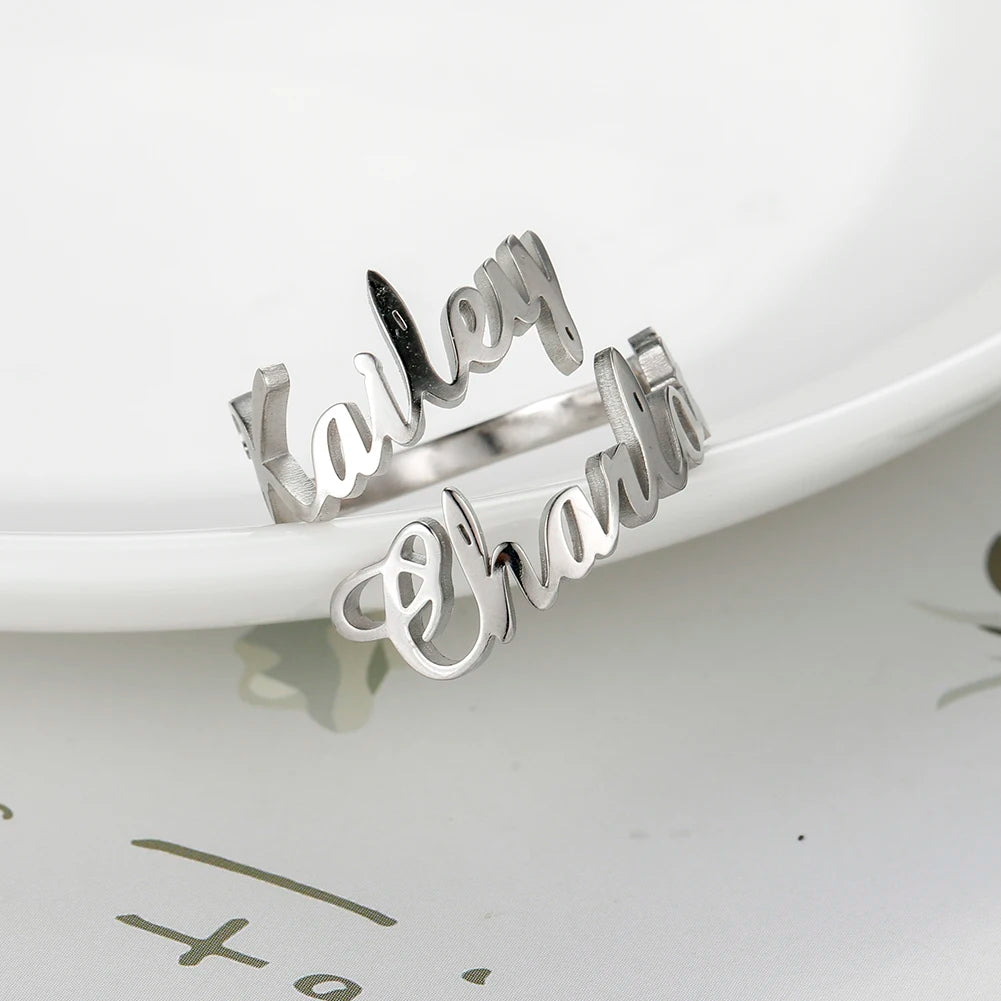Stainless Steel Personalized Ring