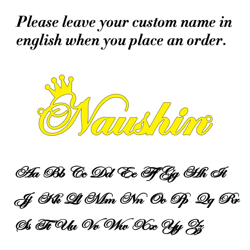 Stainless Steel Personalized Necklace