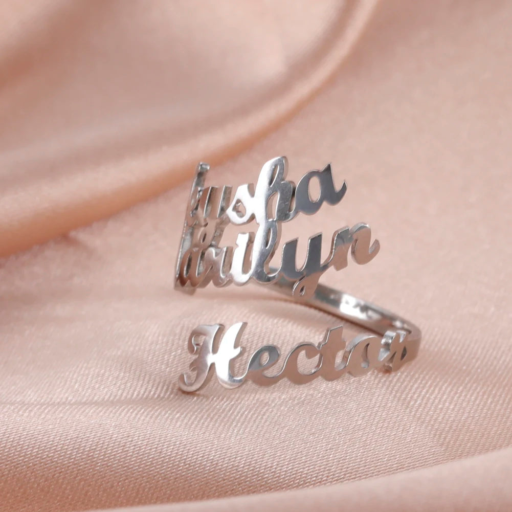 Stainless Steel Personalized Ring