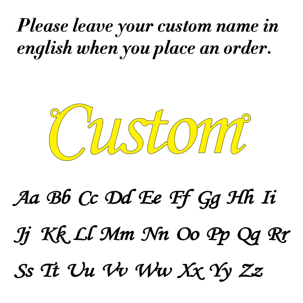 Stainless Steel Personalized Necklace