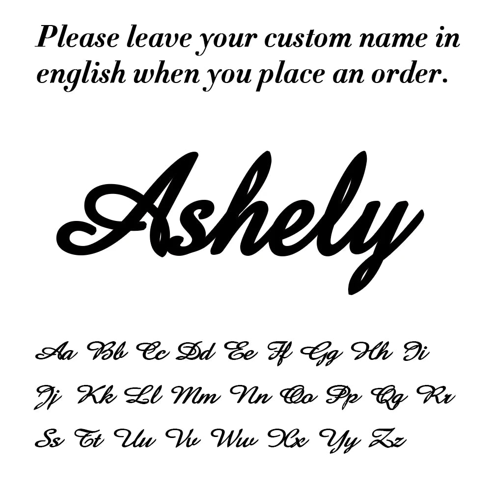 Pair of personalized stainless steel shoe buckles