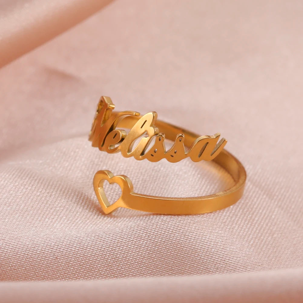 Stainless Steel Personalized Ring