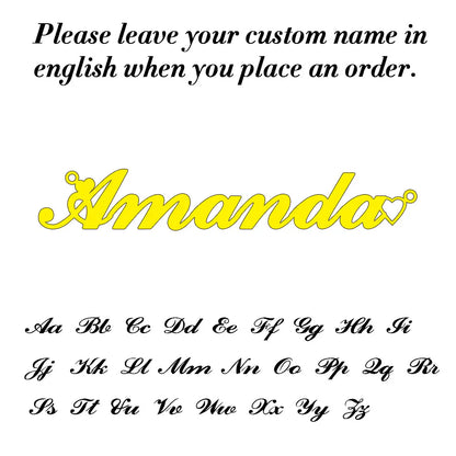 Stainless Steel Personalized Necklace