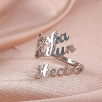 Stainless Steel Personalized Ring